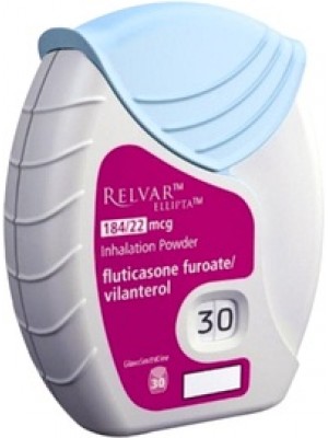 Relvar Ellipta 184 mcg. / 22 mcg. 30 doses